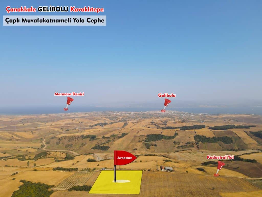 Çanakkale Gelibolu Kavaklıtepe 103/23 Parsel | Yatırımlık Satılık Arsa