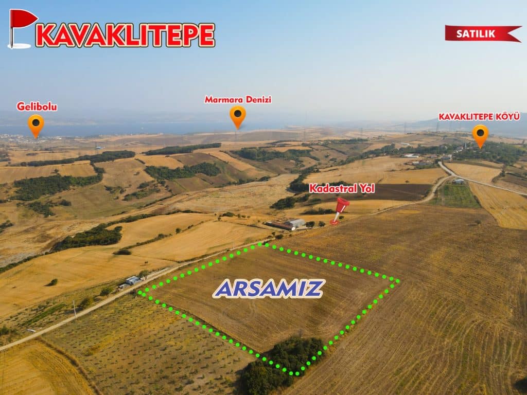 Çanakkale Gelibolu Kavaklıtepe 103/23 Parsel | Yatırımlık Satılık Arsa