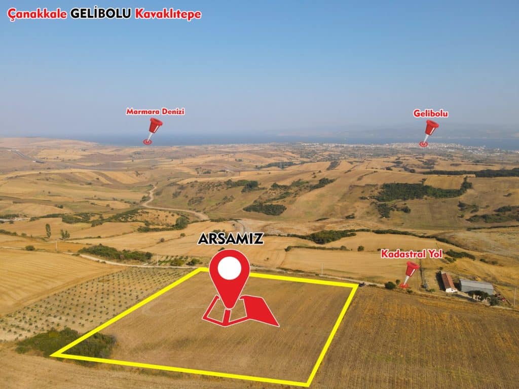 Çanakkale Gelibolu Kavaklıtepe 103/23 Parsel | Yatırımlık Satılık Arsa