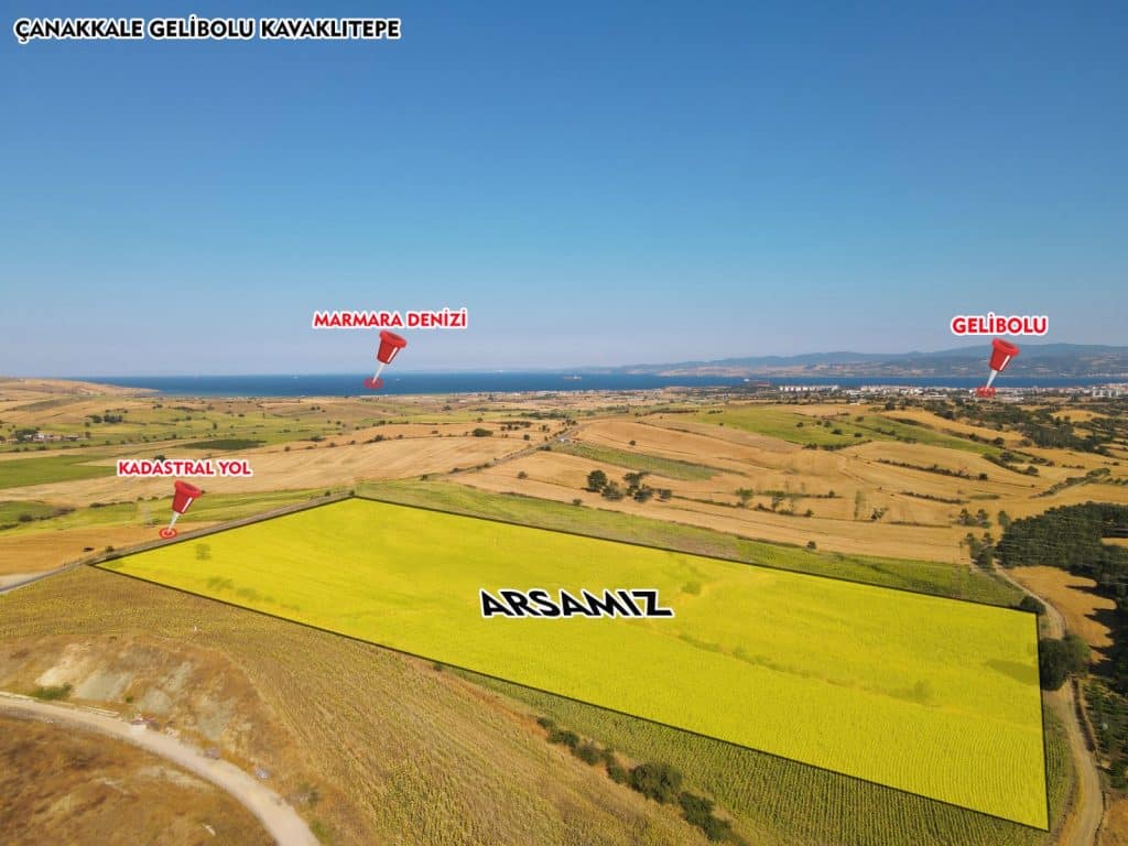 Ucuz Yatırımlık Arsa | Gelibolu Kavaklıtepe Boğaz Manzaralı Parseller